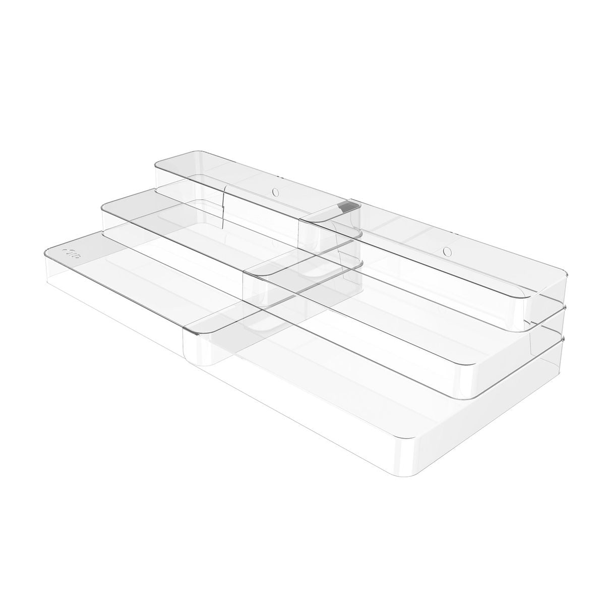 Organizador Multinível Extensível Clear 25 x 29-54 x 10,3cm