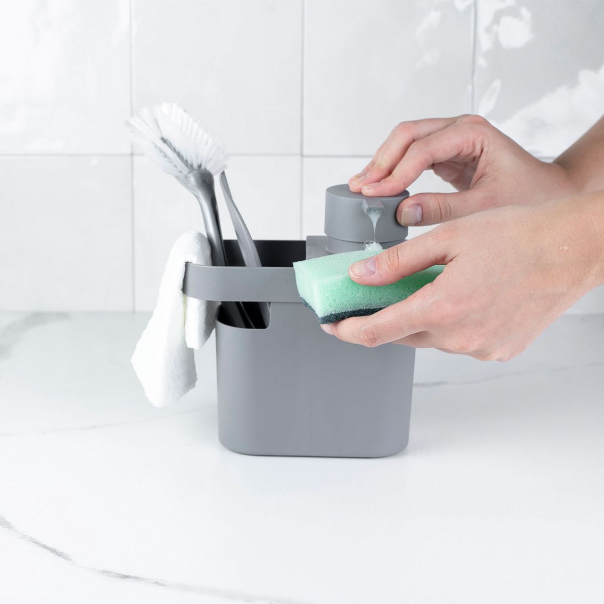 Dispenser Para Detergente E Organizador De Pia Trium 650 ml